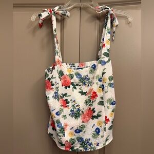 Old Navy Floral Sleeveless Top